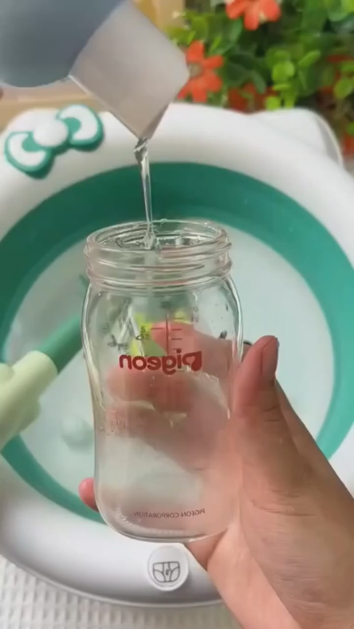 3-in-1 Silicone Baby Bottle Cleaning Brush Set  Pacifier, Straw, and Bottle Scrubber