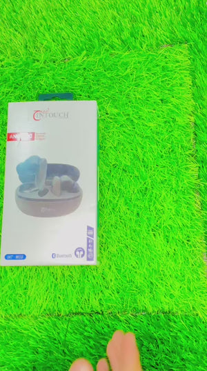 InTouch INT-W03 Wireless Bluetooth Earbuds  ANC + ENC, Long Battery Life, High-Quality Sound, Perfect for PUBG Gaming