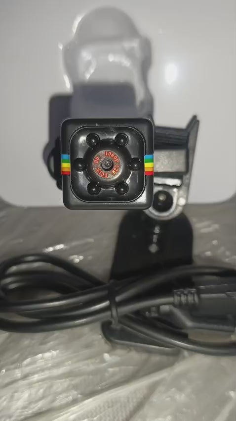 SQ10 Mini Hidden Camera with Night Vision  HD Recording, Motion Detection & Adjustable Holding Stand