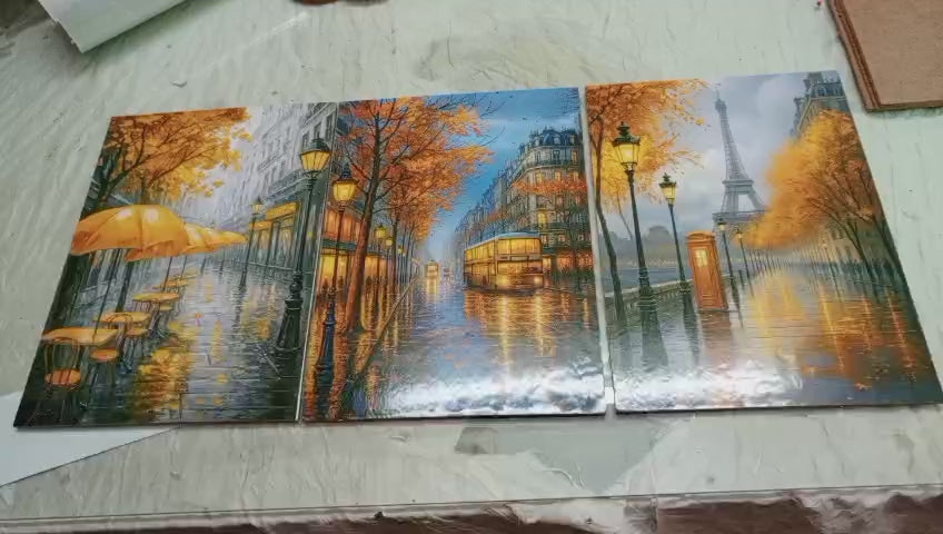 3pcs, Frameless, exquisite gifts, background decorations, holiday gifts, posters and prints, home decorations, staircase decorations, birthday