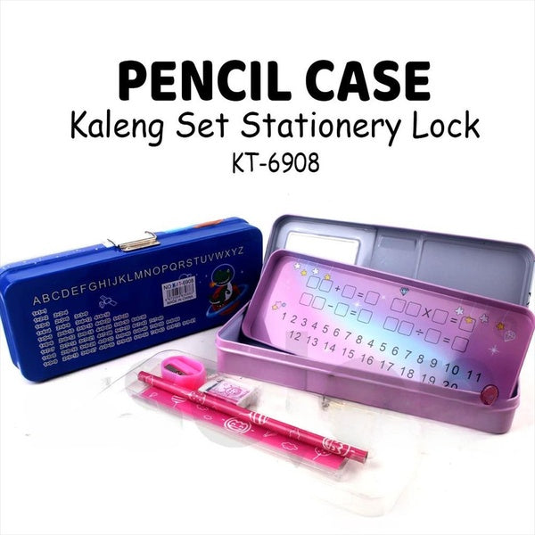 Character Set Tin Pencil Box | Pencil Case for boys and girls best gift for school kids (Random colors &amp; Designs) - GlowLaa.com