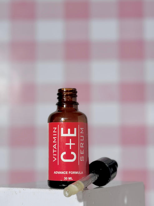 Nirvana Botanics Vitamin C + E Serum - 15ml | ANTI ACNE &amp; GLOWING SERUM VITAMIN C + E