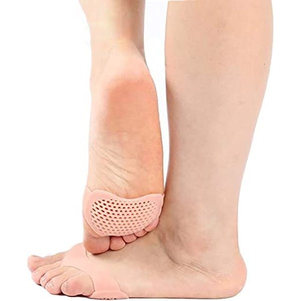 Silicon Pair Front Foot Gel Pad For Warts Night &amp; Pain Relief - GlowLaa