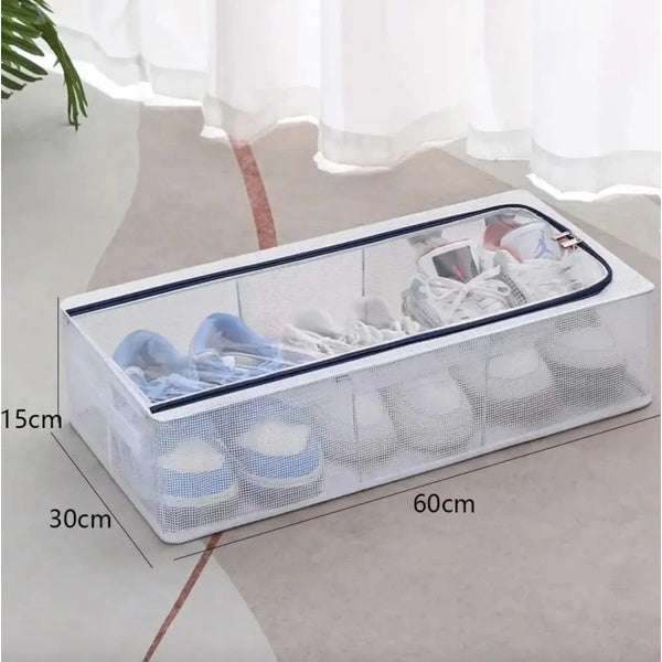 Transparent Storage Shoe Box Steel Structure Free Installation Shoe Cabinet to Prevent air Moisture Protection Shoes Clothing Toys Storage Box - GlowLaa.com