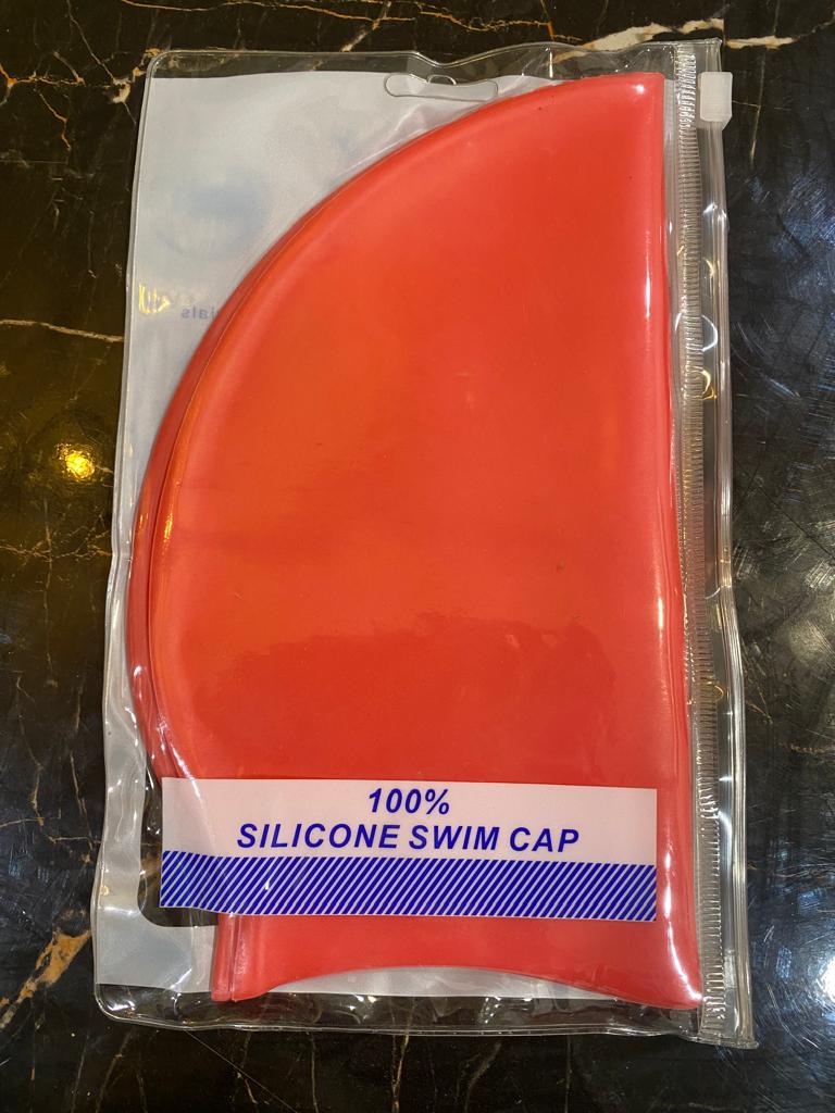 Swimming Cap Silicon Waterproof Skin Friendly Fabric for Women Girls Men Boys Swim Cap for Long Hair | Anti Slip Silicone Swiming Cap